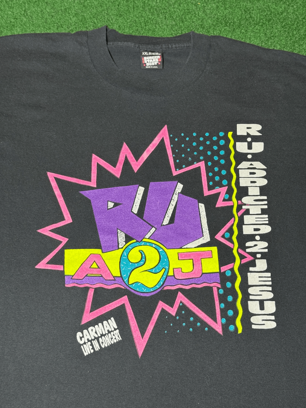 "R U A2J" Carman tour t-shirt